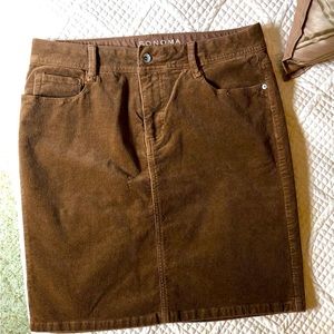 Corduroy skirt